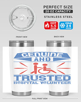 Genuine and Trusted Hospital Volunteer Style 2#- volunteer- Tumbler