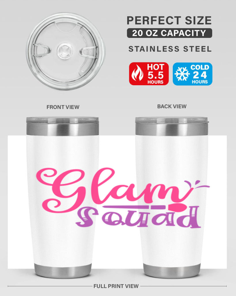 Glam Squad Style 237#- make up- Tumbler