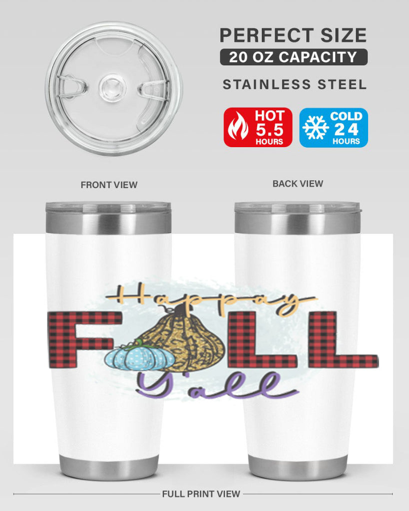 Happay Fall Y all 217#- fall- Tumbler
