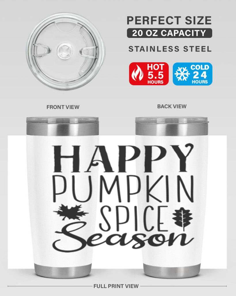 Happy Pumpkin Spice Sason 241#- fall- Tumbler
