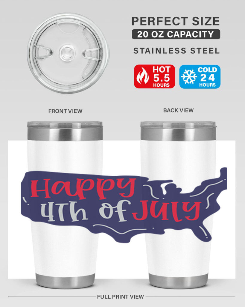 Happy th Of July Style 153#- Fourt Of July- Tumbler