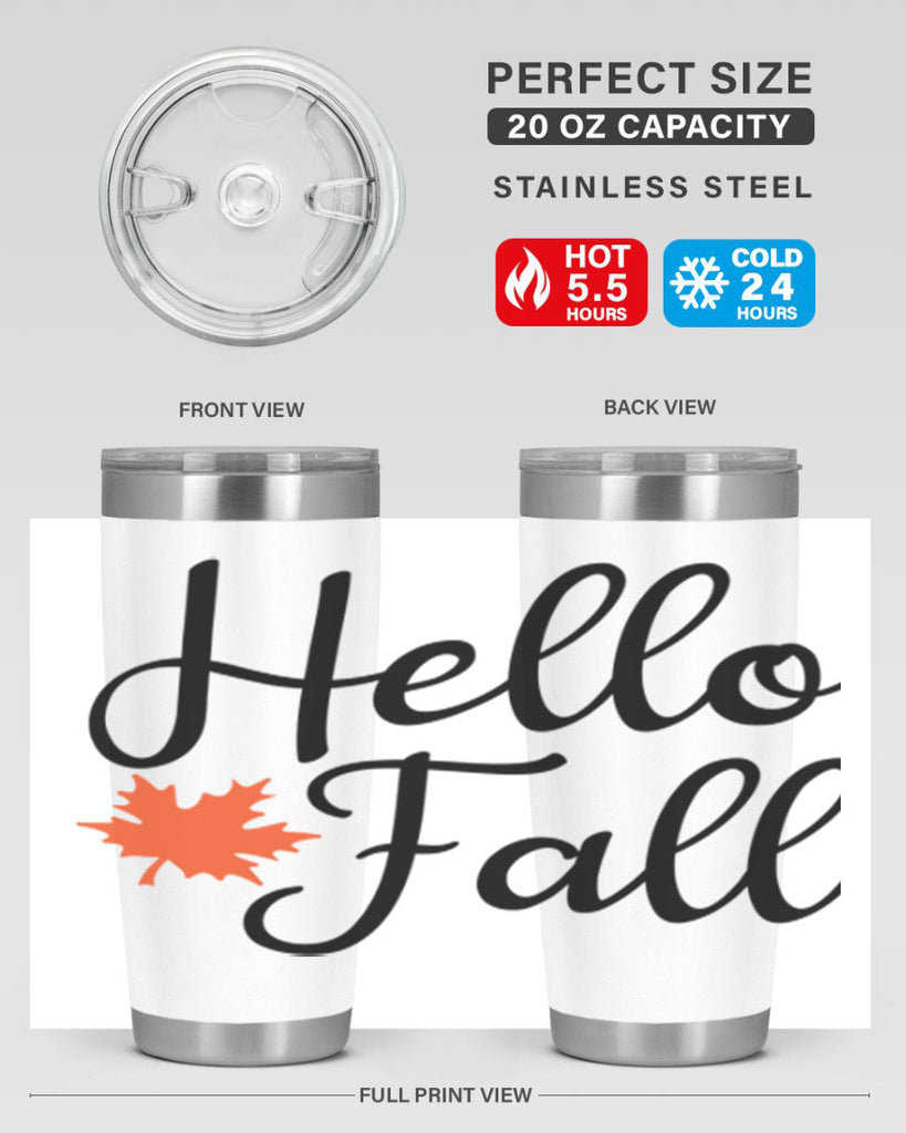Hello Fall 274#- fall- Tumbler