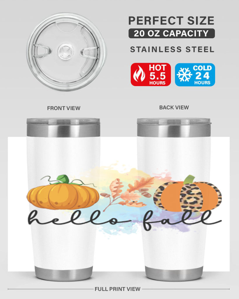 Hello Fall 277#- fall- Tumbler