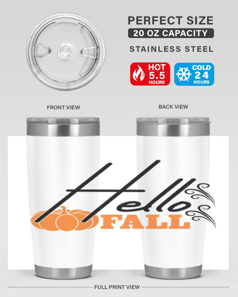 Hello Fall 281#- fall- Tumbler