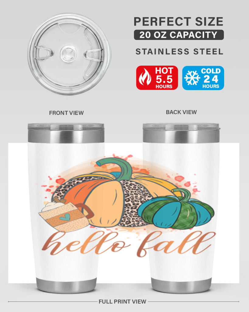 Hello Fall 282#- fall- Tumbler