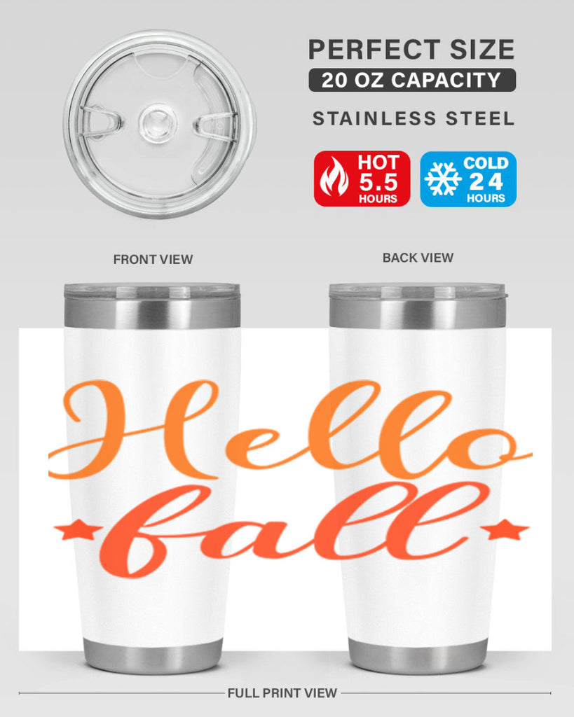Hello Fall Design 278#- fall- Tumbler