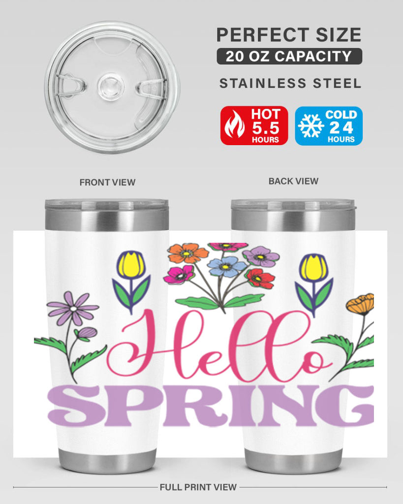 Hello Spring  233#- spring- Tumbler