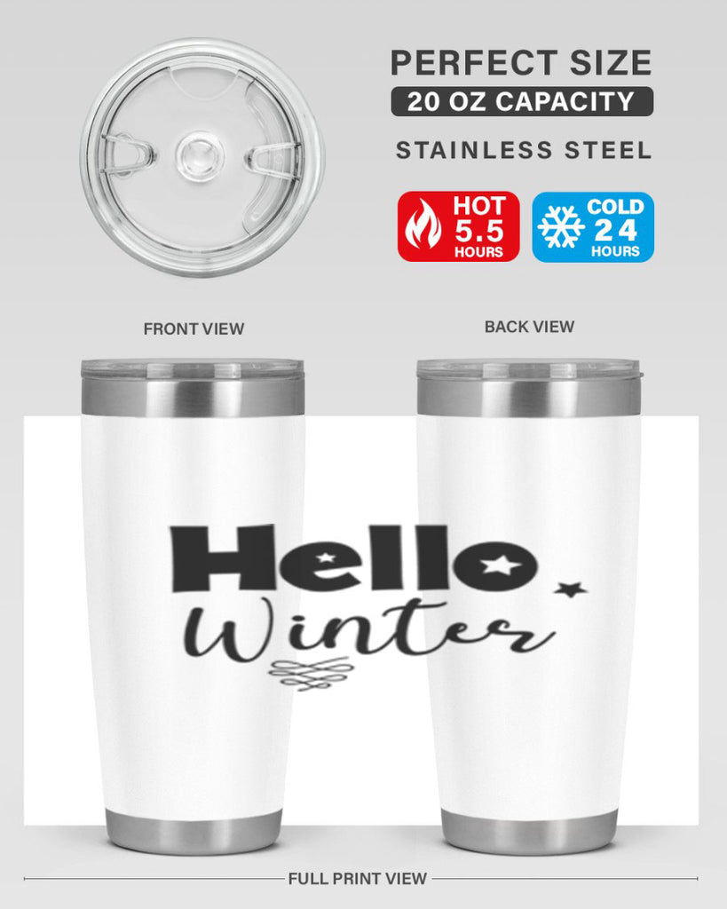 Hello Winter 170#- winter- Tumbler