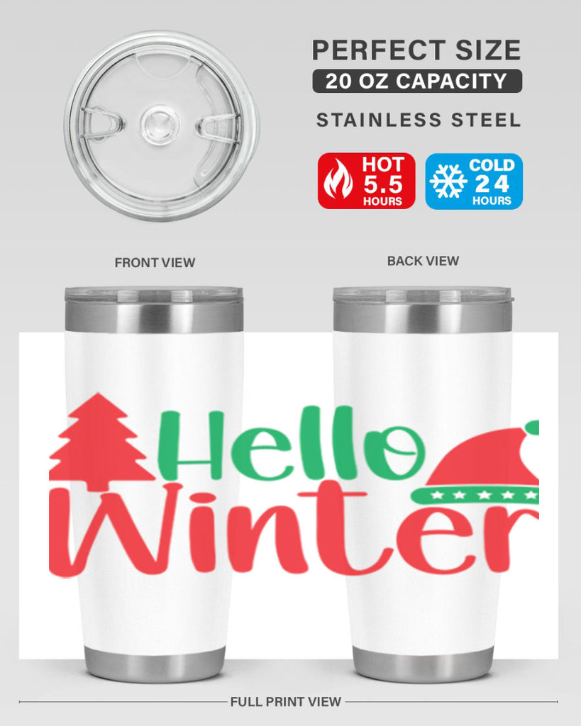 Hello Winter 180#- winter- Tumbler