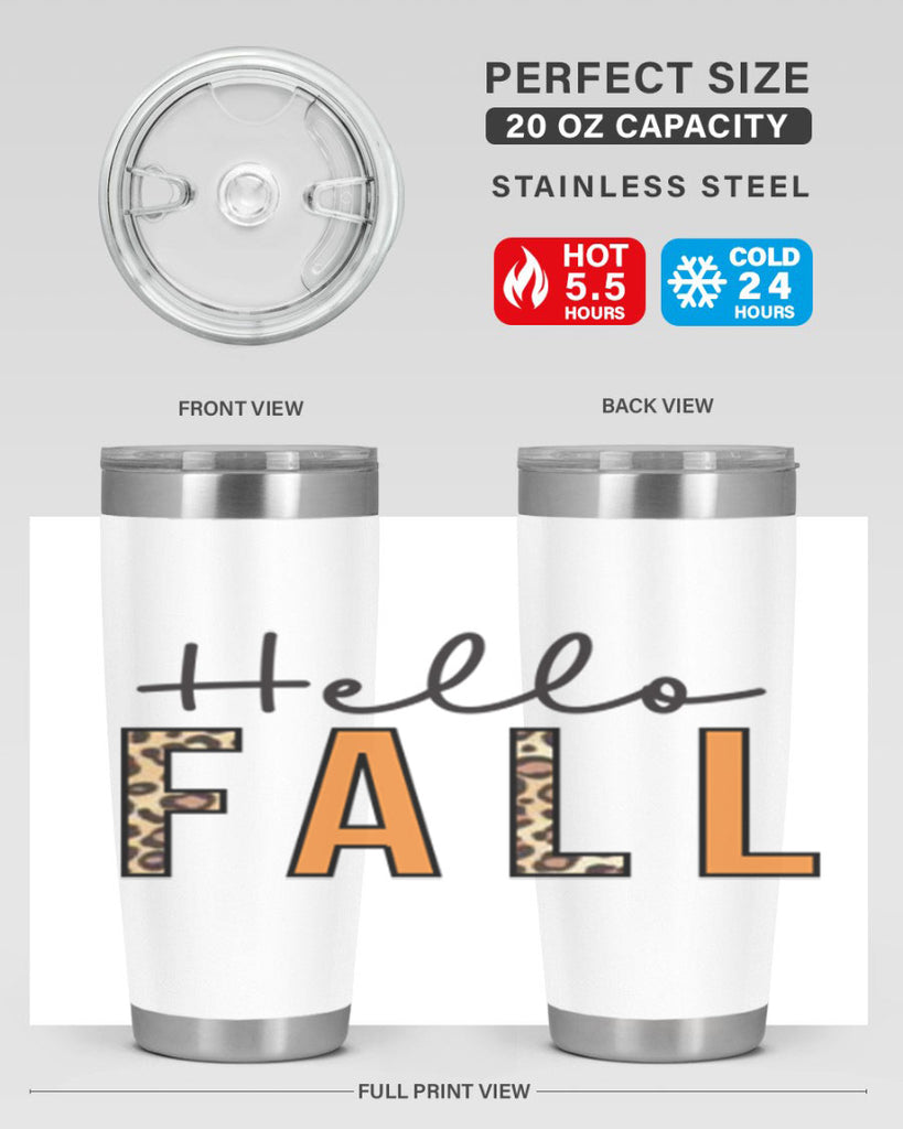 Hello fall 276#- fall- Tumbler