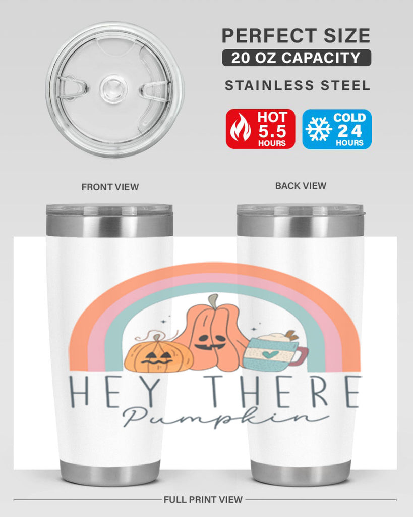 Hey There Pumpkin 309#- fall- Tumbler