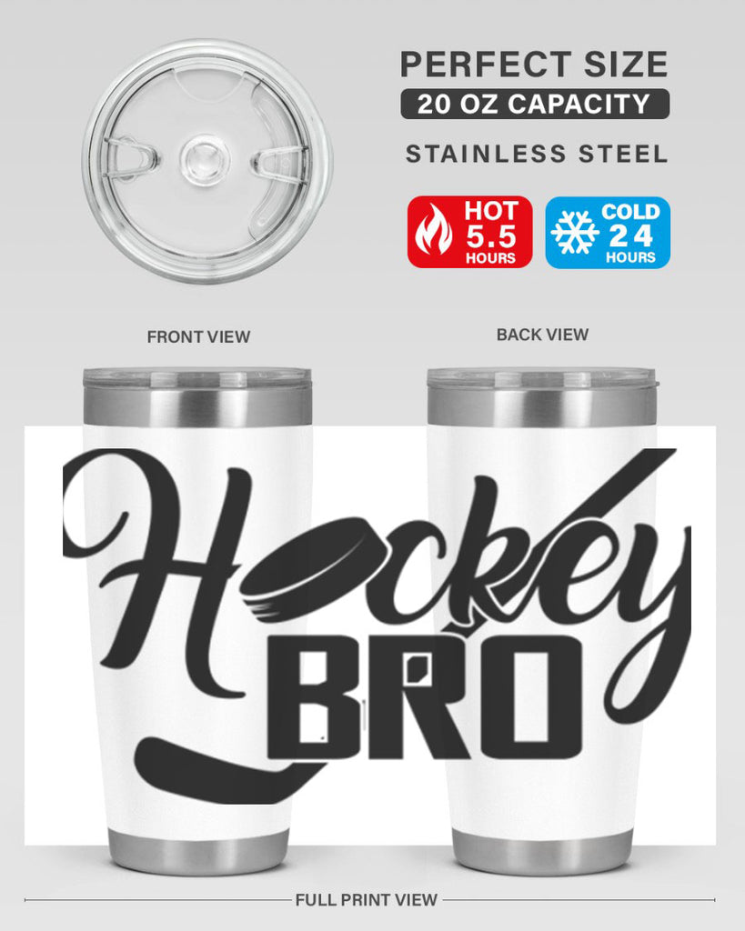 Hockey bro 1190#- hockey- Tumbler