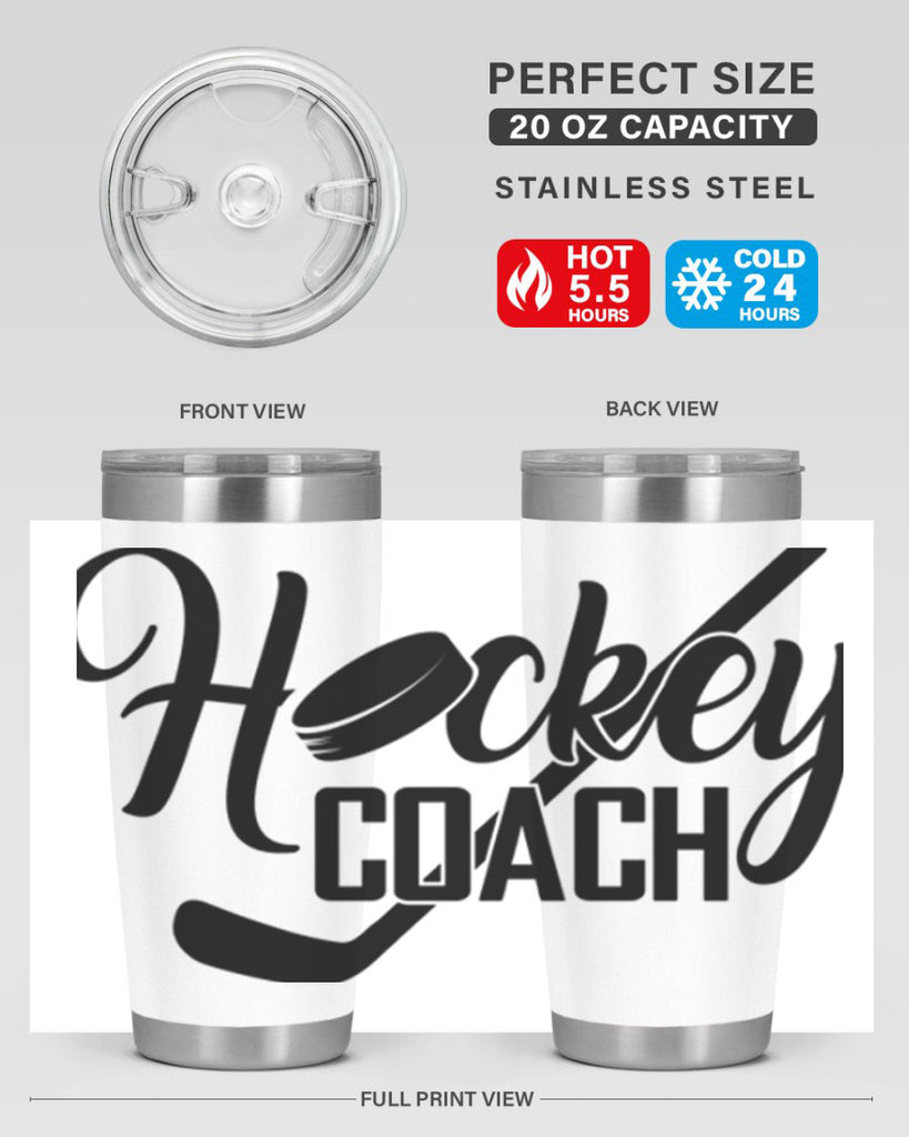 Hockey coach 1189#- hockey- Tumbler