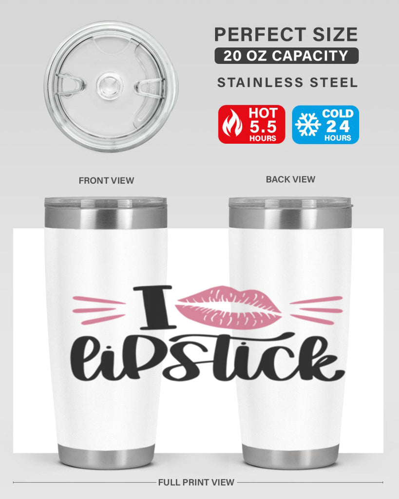 I Love Lipstick Style 86#- make up- Tumbler