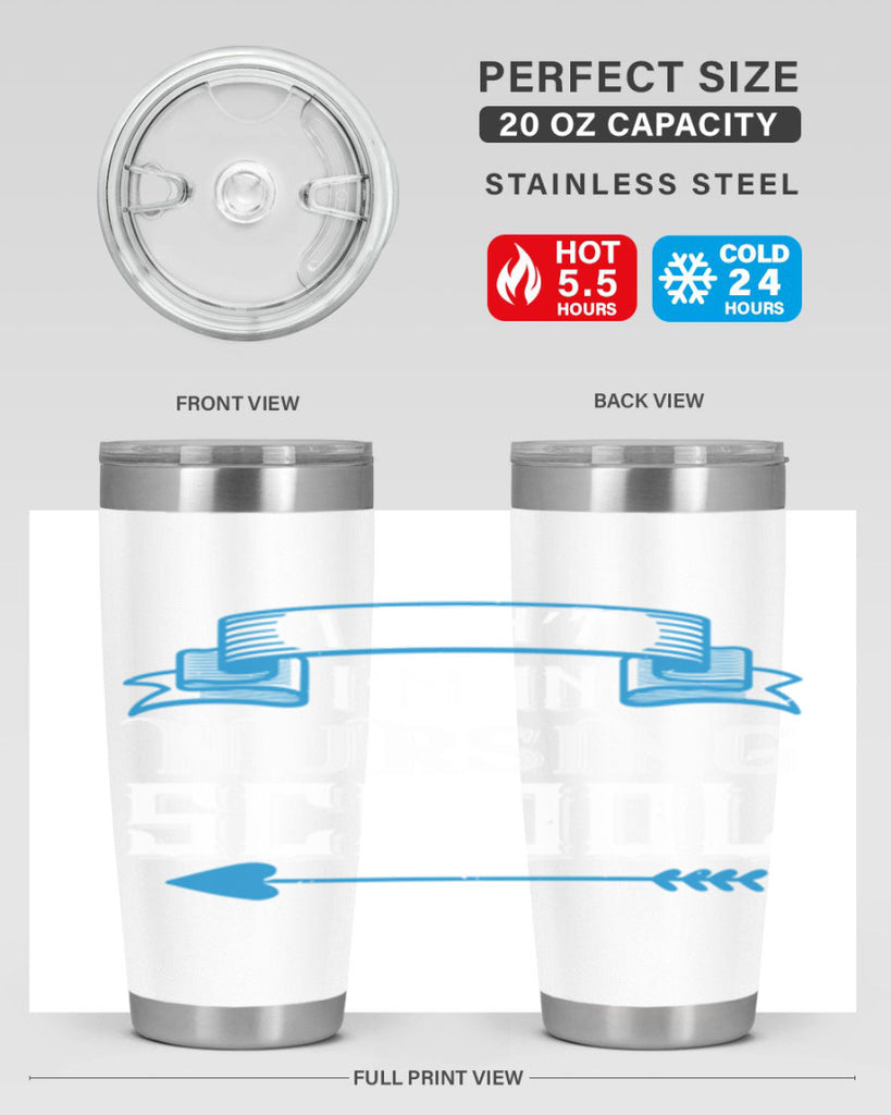 I can’t i’m in nursing school Style 331#- nurse- tumbler