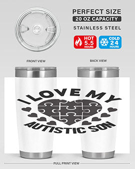 I love my Style 46#- autism- Tumbler