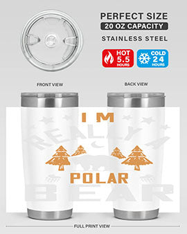 I'm really a polar bear 17#- Bears- Tumbler