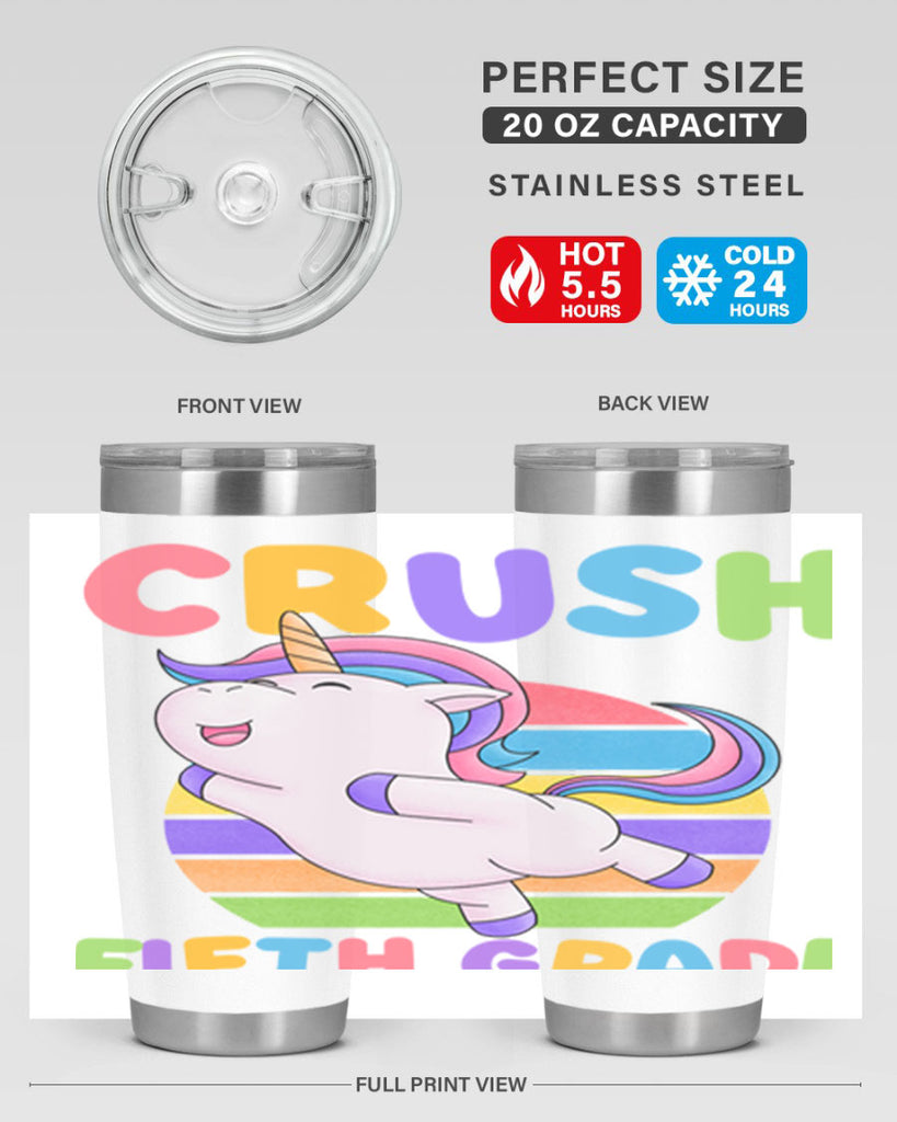 Im Ready to Crush 5th 16#- 5th grade- Tumbler
