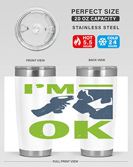 Im ok Style 30#- corona virus- Tumbler