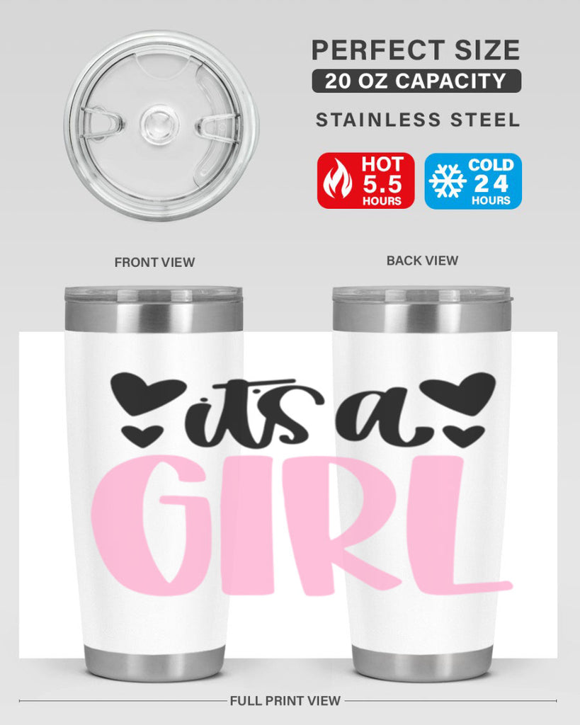 Its A Girl Style 79#- baby- tumbler