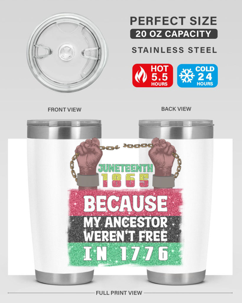 Juneteenth 1865 Ancestor 4#- Juneteenth- tumbler