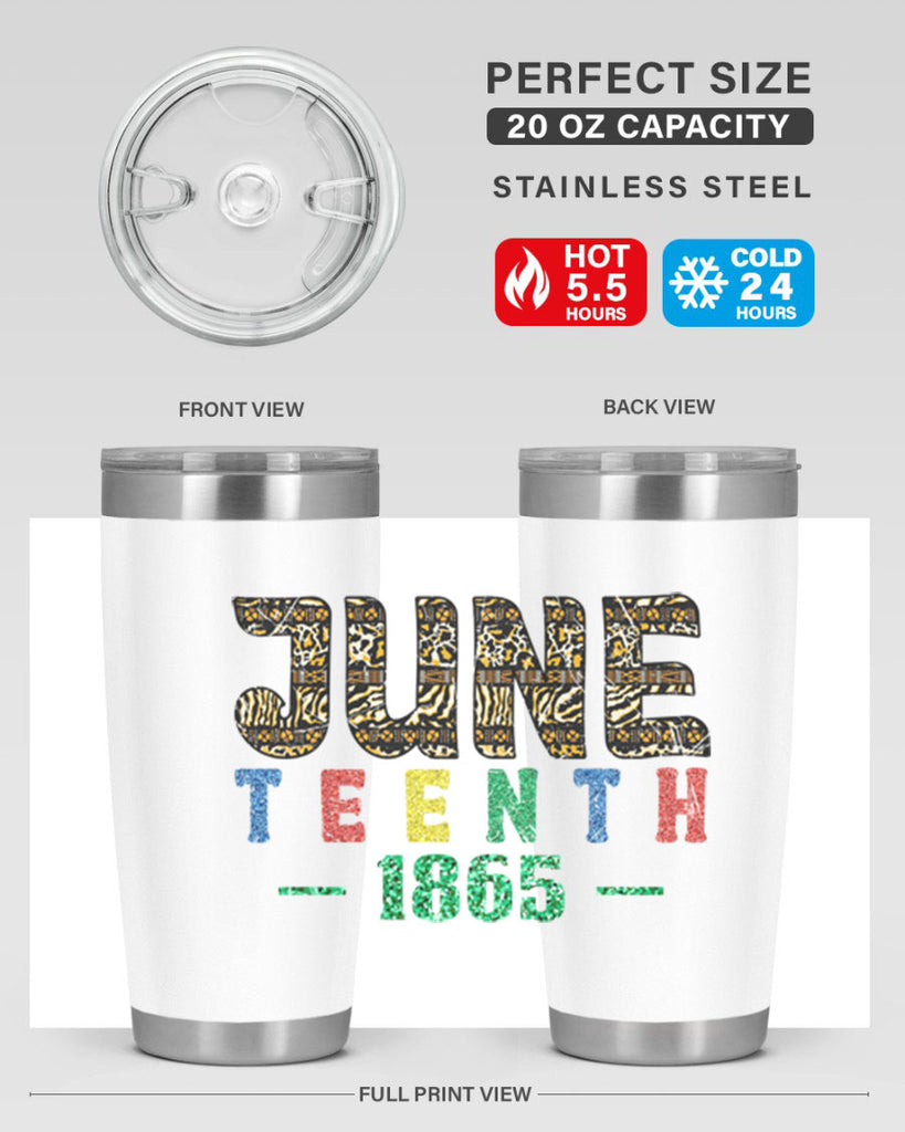 Juneteenth 1865 Png 40#- Juneteenth- tumbler