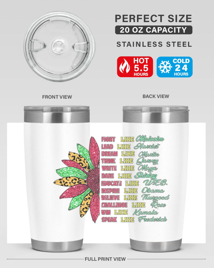 Juneteenth Sunflower Design 17#- Juneteenth- tumbler