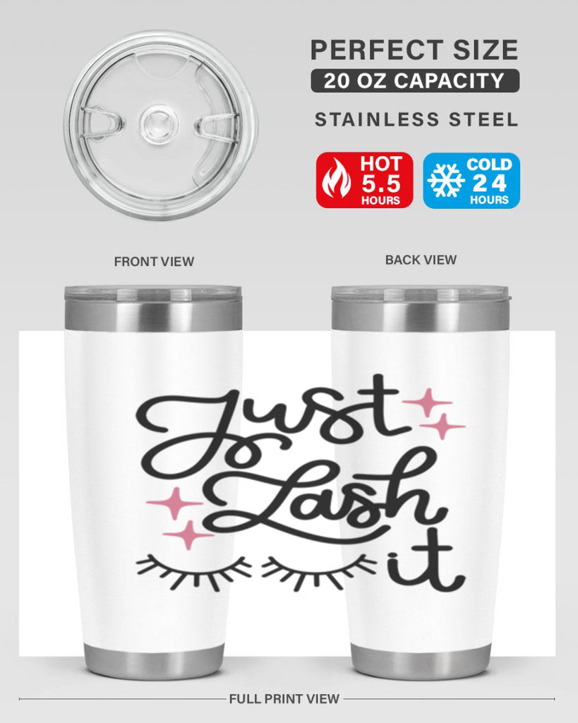 Just Lash It Style 76#- make up- Tumbler