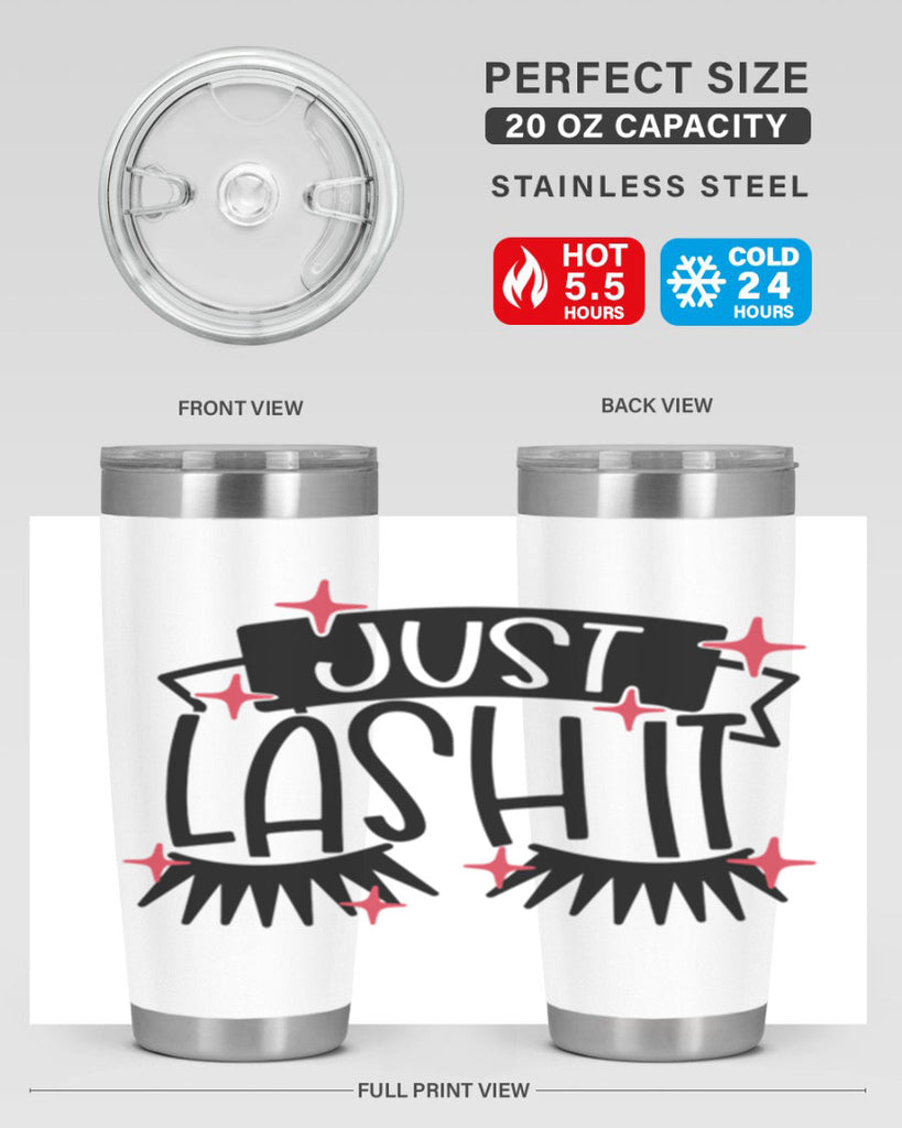 Just Lash It Style 77#- make up- Tumbler