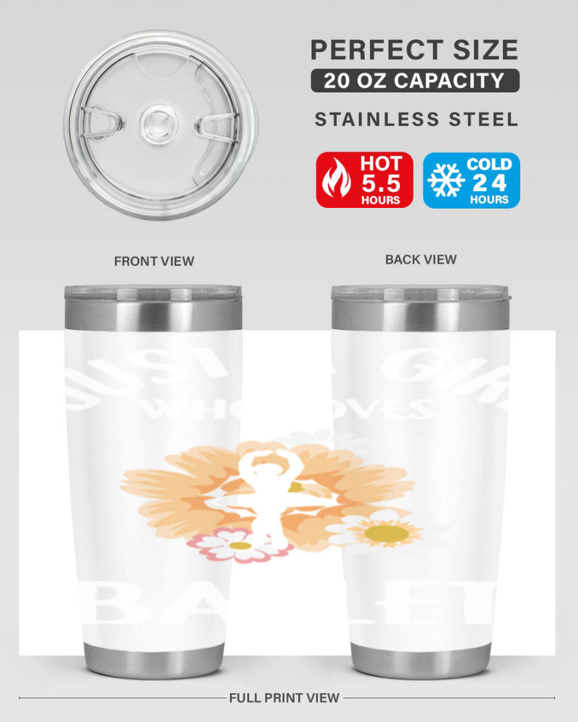 Just a Girl Who Loves Ballet 56#- ballet- Tumbler