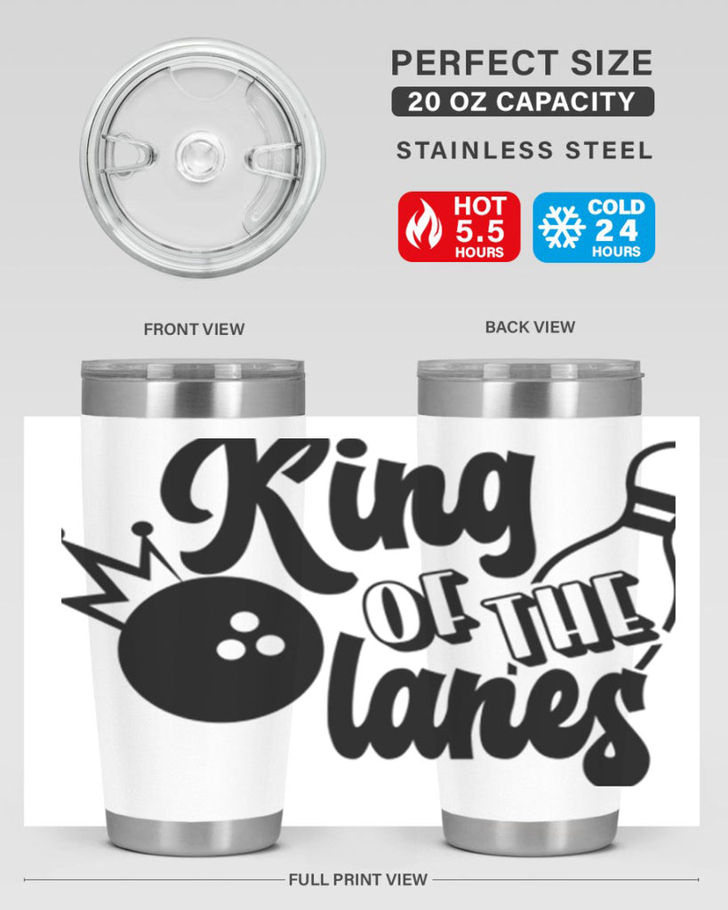 King of the lanes 956#- bowlig- Tumbler