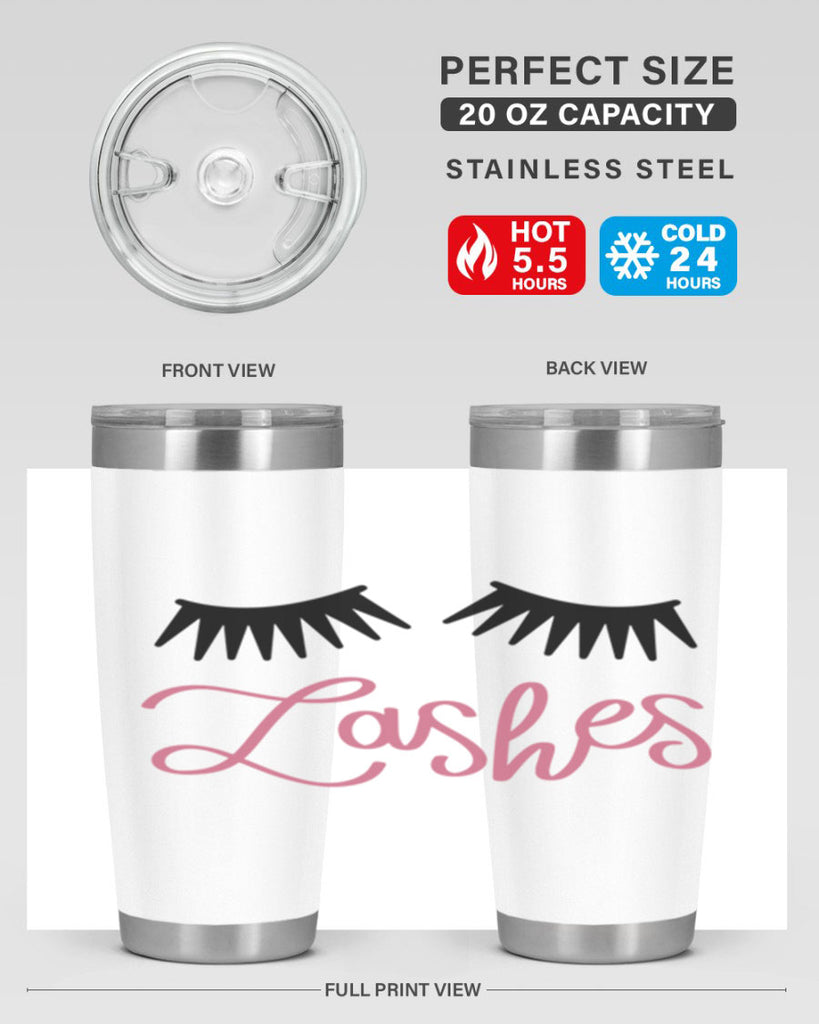 Lashes Style 69#- make up- Tumbler