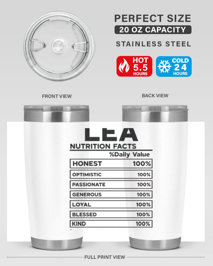 Lea Nutrition Facts 276#- zodiac- Tumbler