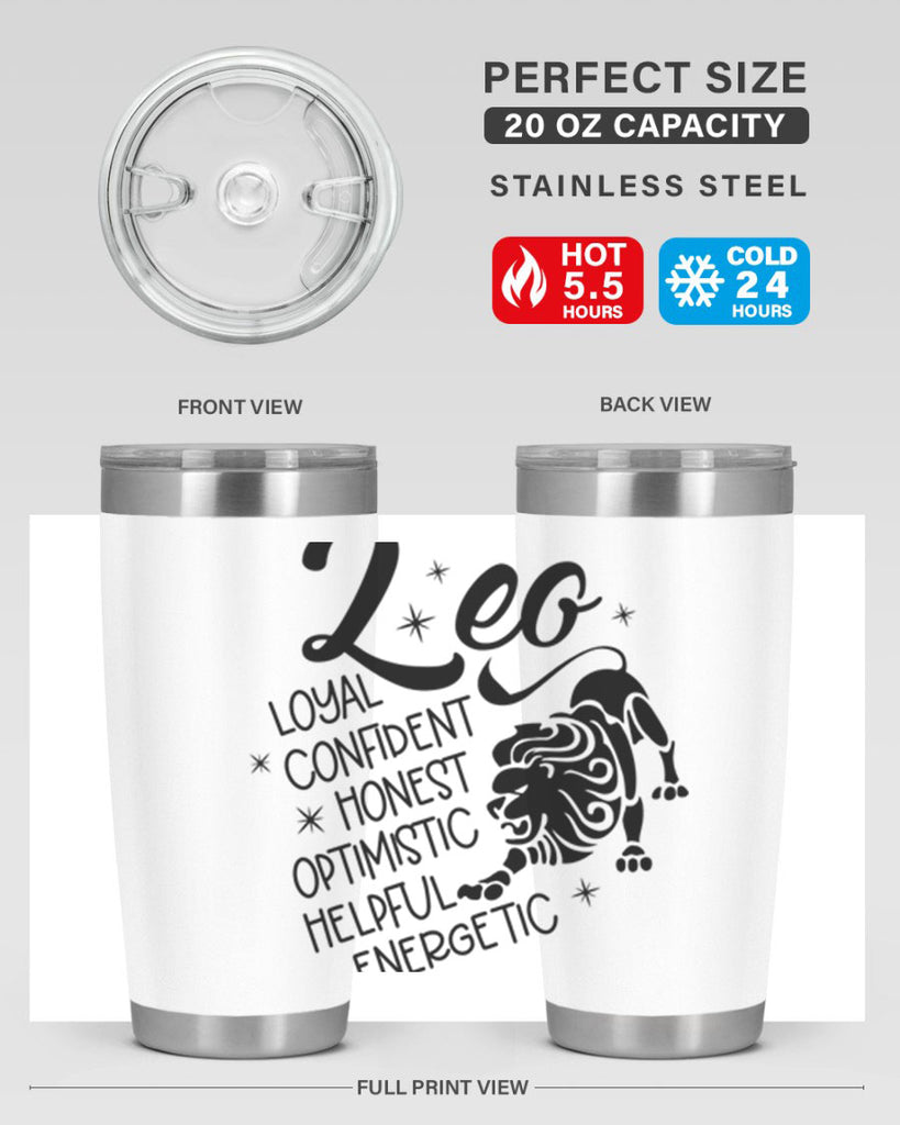 Leo 282#- zodiac- Tumbler