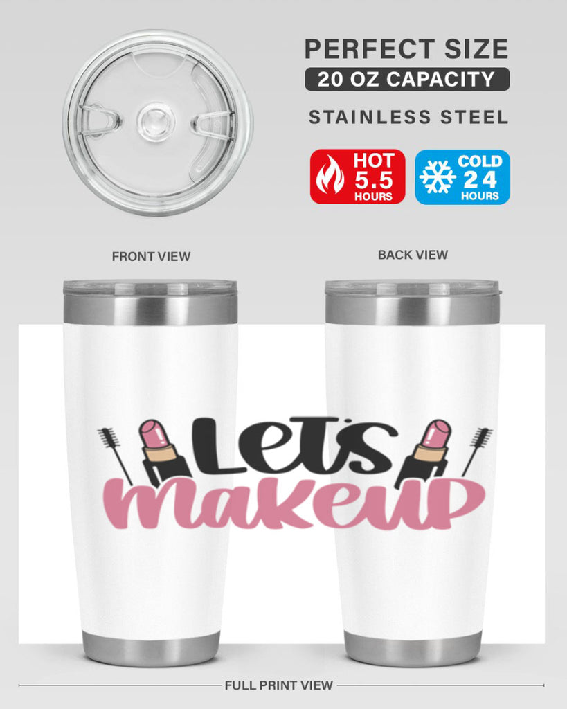 Let∩s Makeup Style 62#- make up- Tumbler