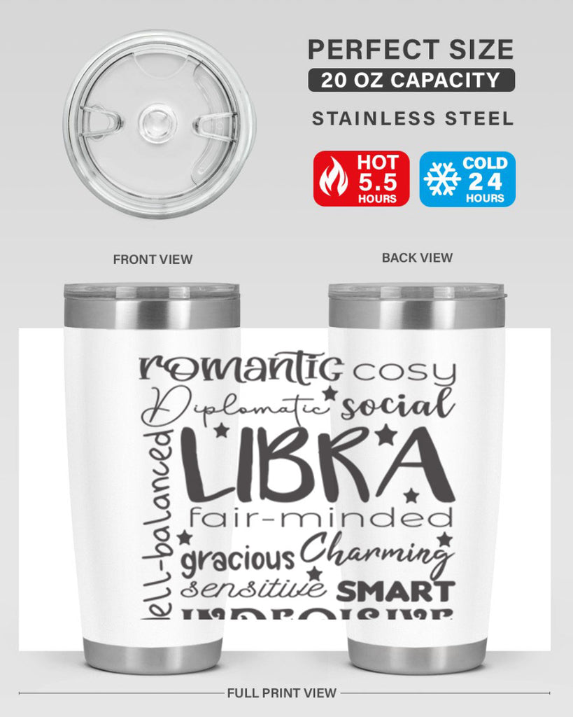 Libra 569#- zodiac- Tumbler