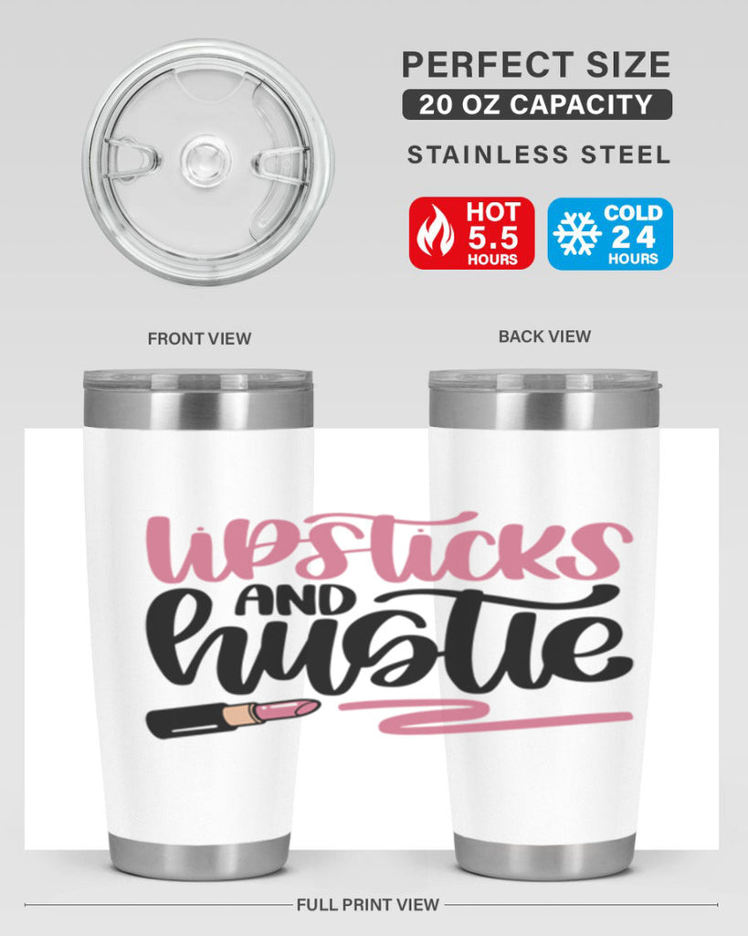 Lipstick And Hustie Style 58#- make up- Tumbler