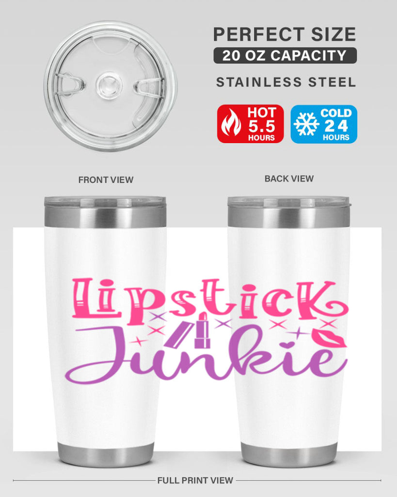 Lipstick Junkie Style 228#- make up- Tumbler