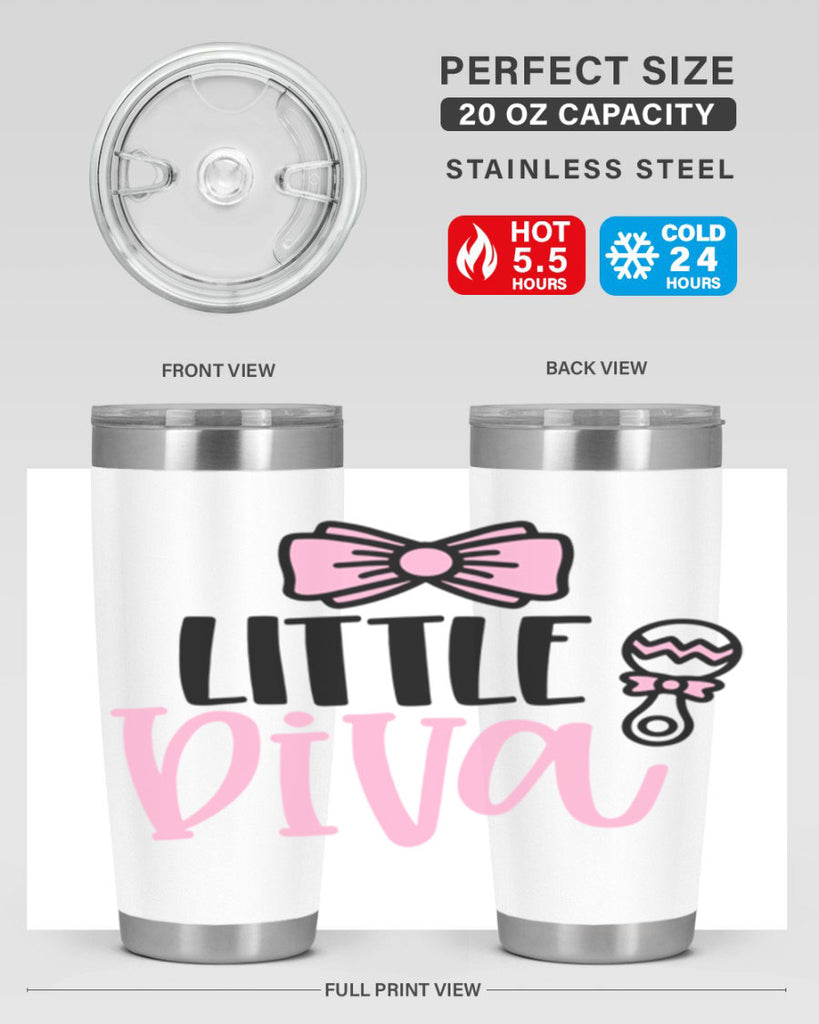 Little Diva Style 63#- baby- tumbler