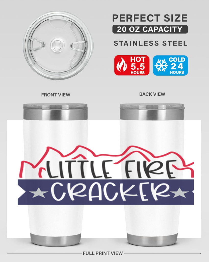 Little Fire Cracker Style 161#- Fourt Of July- Tumbler