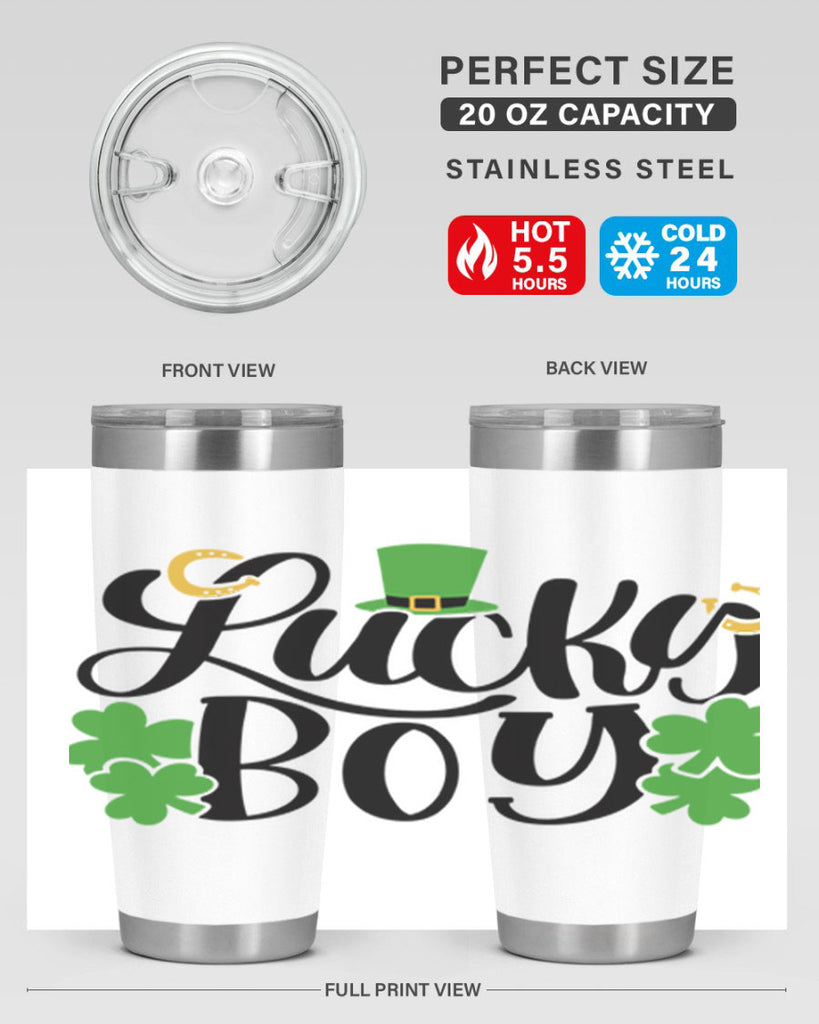 Lucky Boy Style 59#- St Patricks Day- Tumbler
