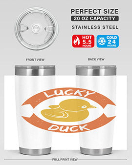 Lucky Duck Style 27#- duck- Tumbler