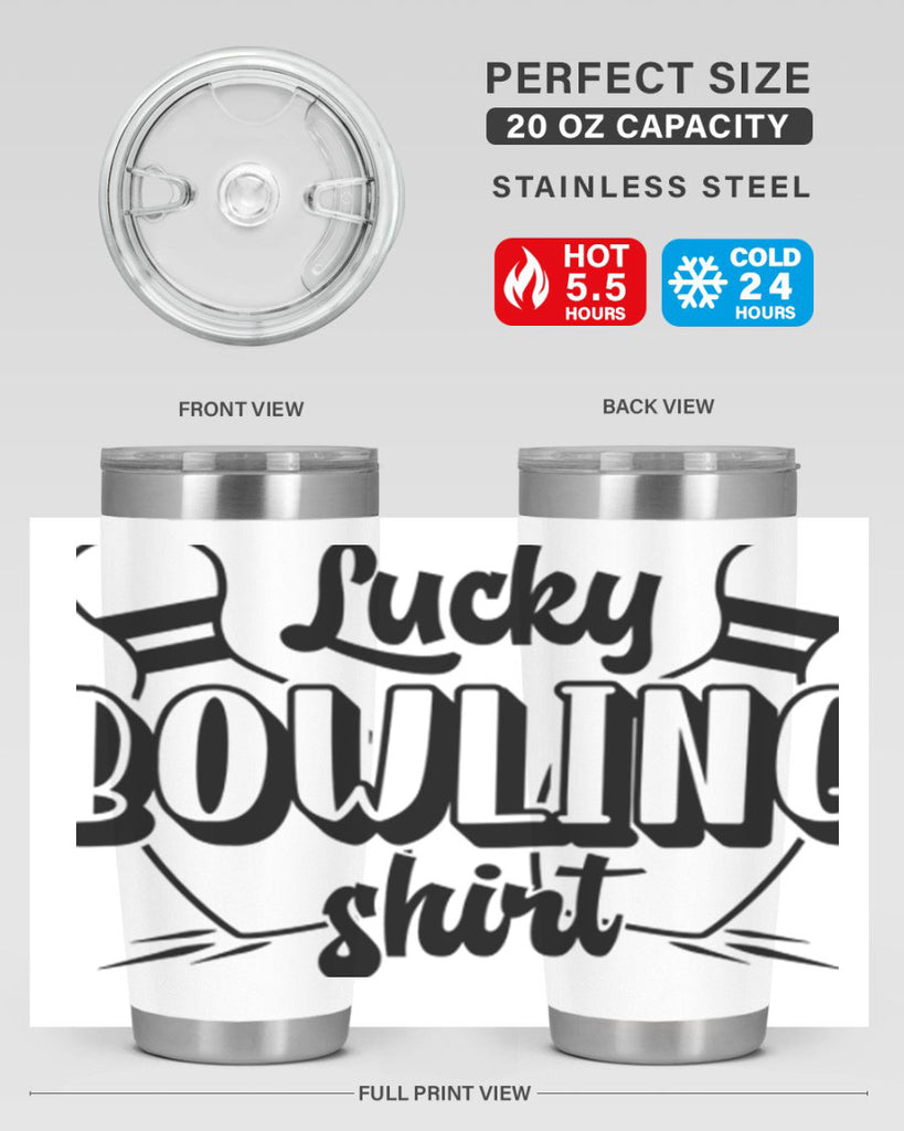 Lucky bowling shirt 690#- bowlig- Tumbler