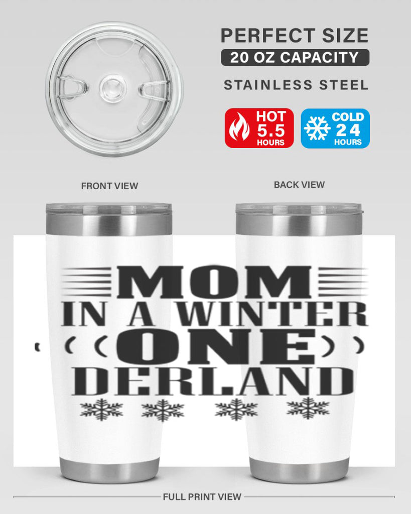 MOM IN A WINTER ONE DERLAND 322#- winter- Tumbler