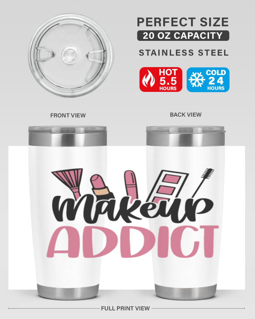 Makeup Addict Style 55#- make up- Tumbler