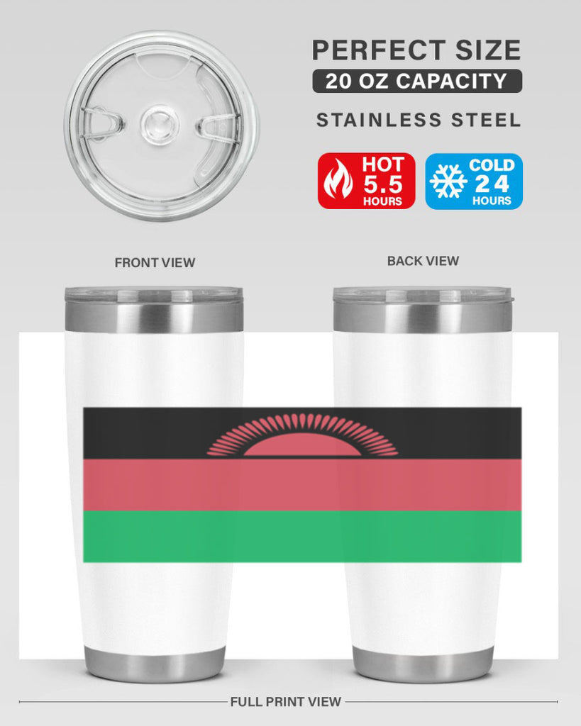 Malawi 95#- world flags- Tumbler
