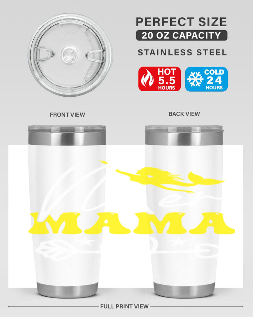 Mer Mama 332#- mermaid- Tumbler