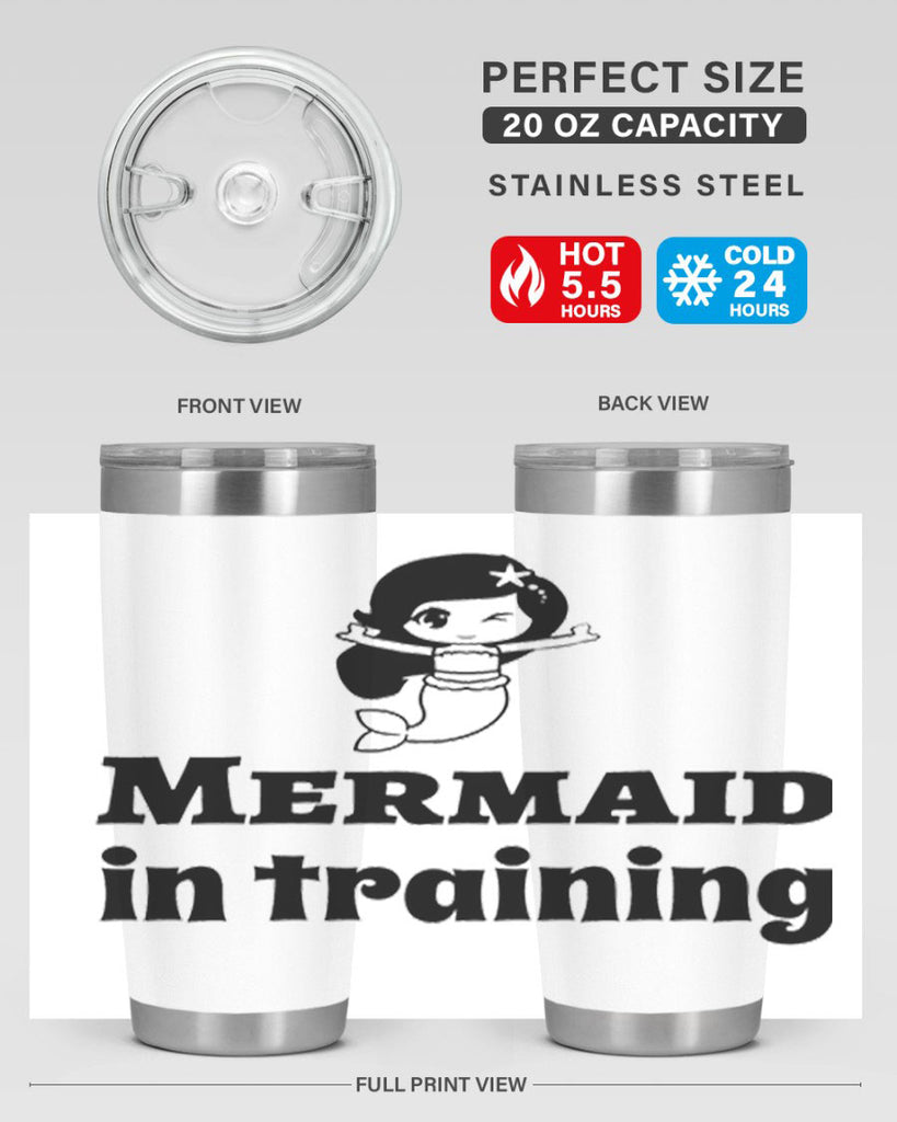 Mermaid in training 422#- mermaid- Tumbler