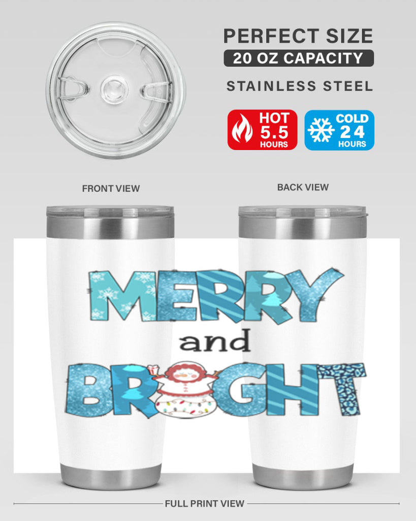 Merry and Bright 321#- winter- Tumbler