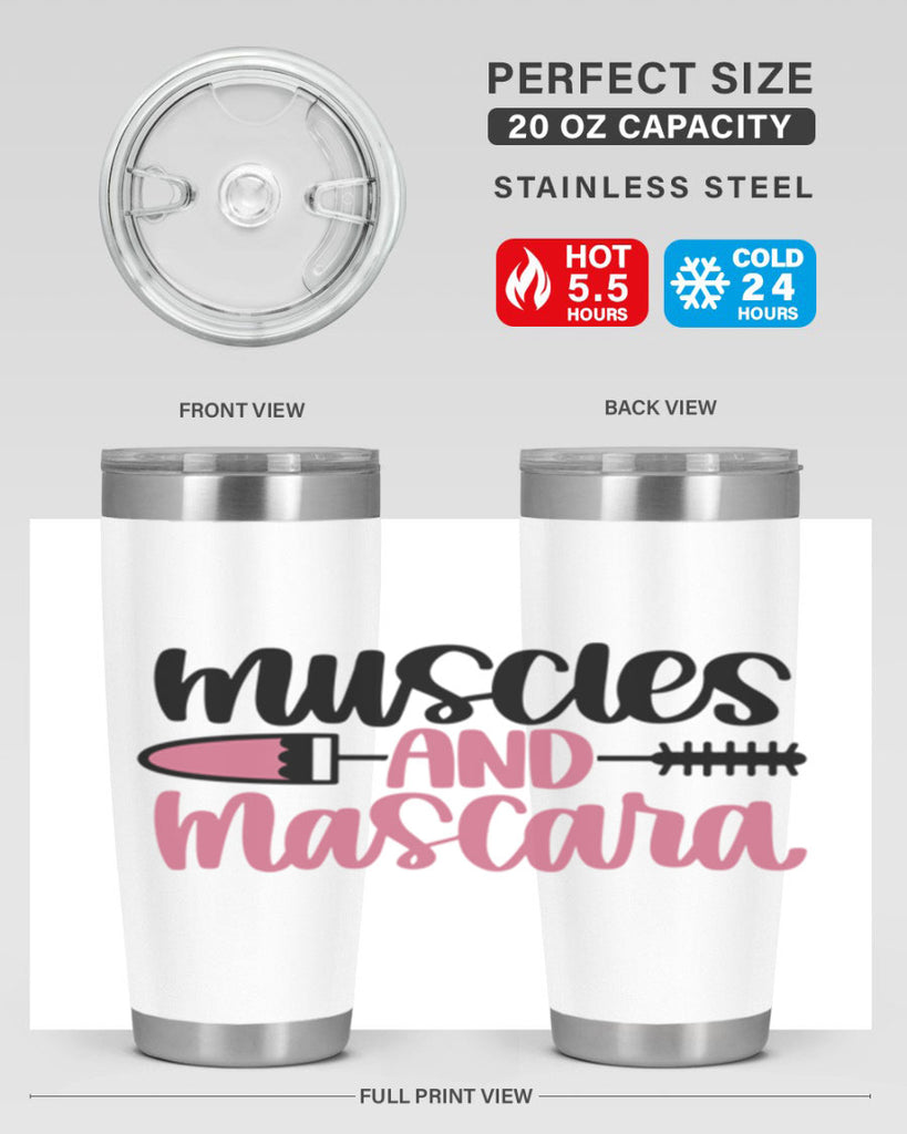 Muscles And Mascara Style 35#- make up- Tumbler